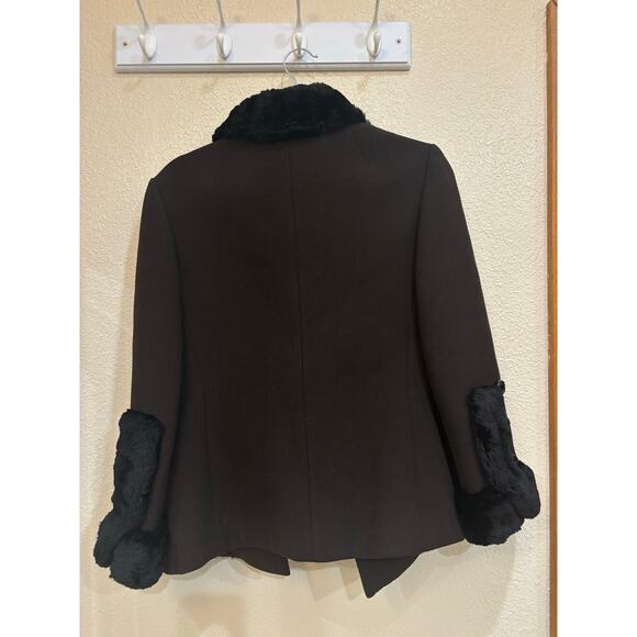 Saks 5th Avenue vintage brown coat women's small - Picture 13 of 13